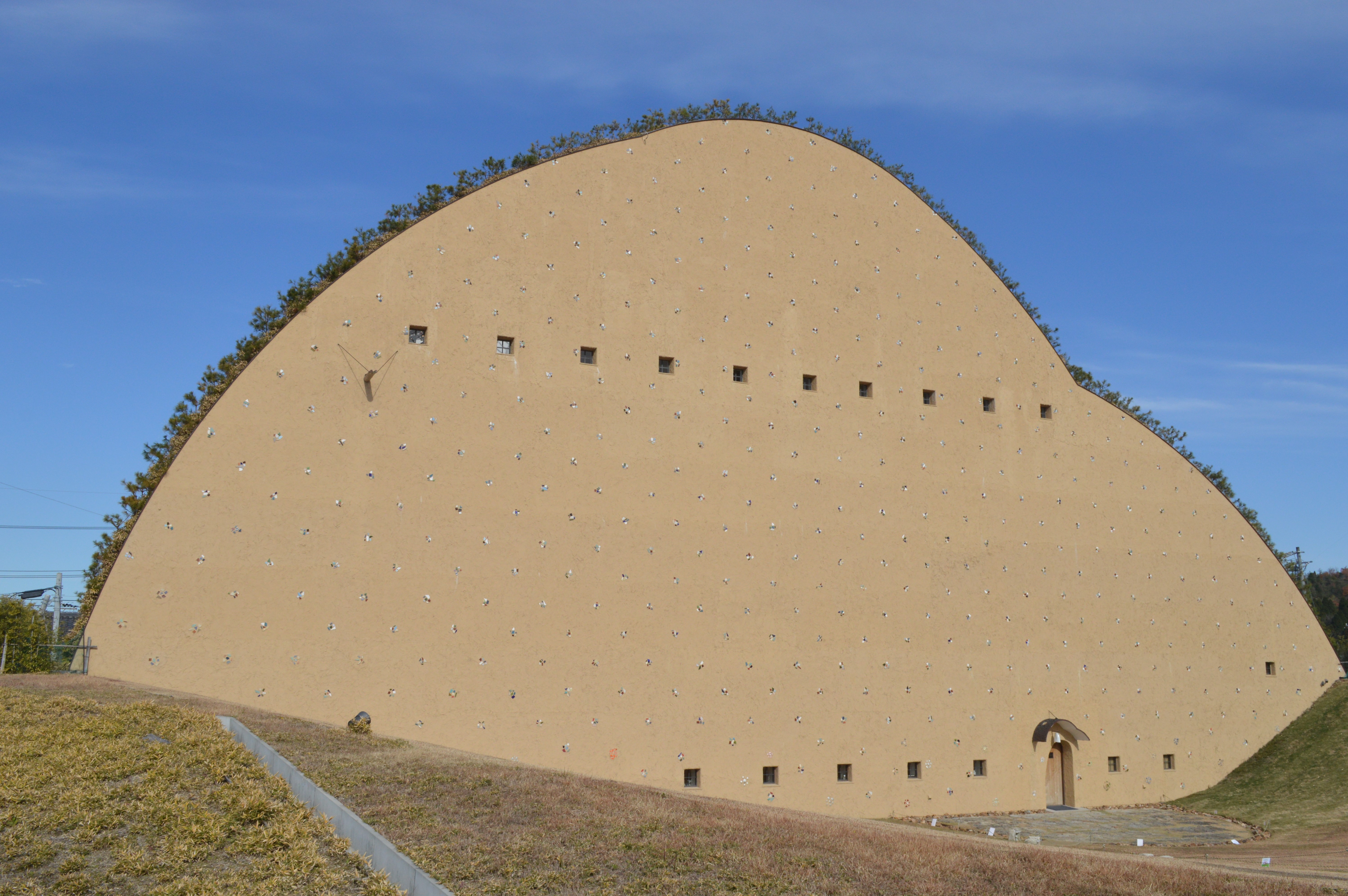 Mosaic Tile Museum Tajimi exterior in Kasahara, Tajimi
