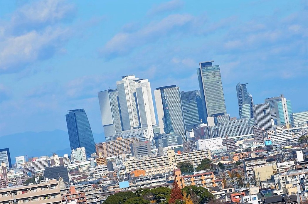 Nagoya skyline in Aichi, Japan