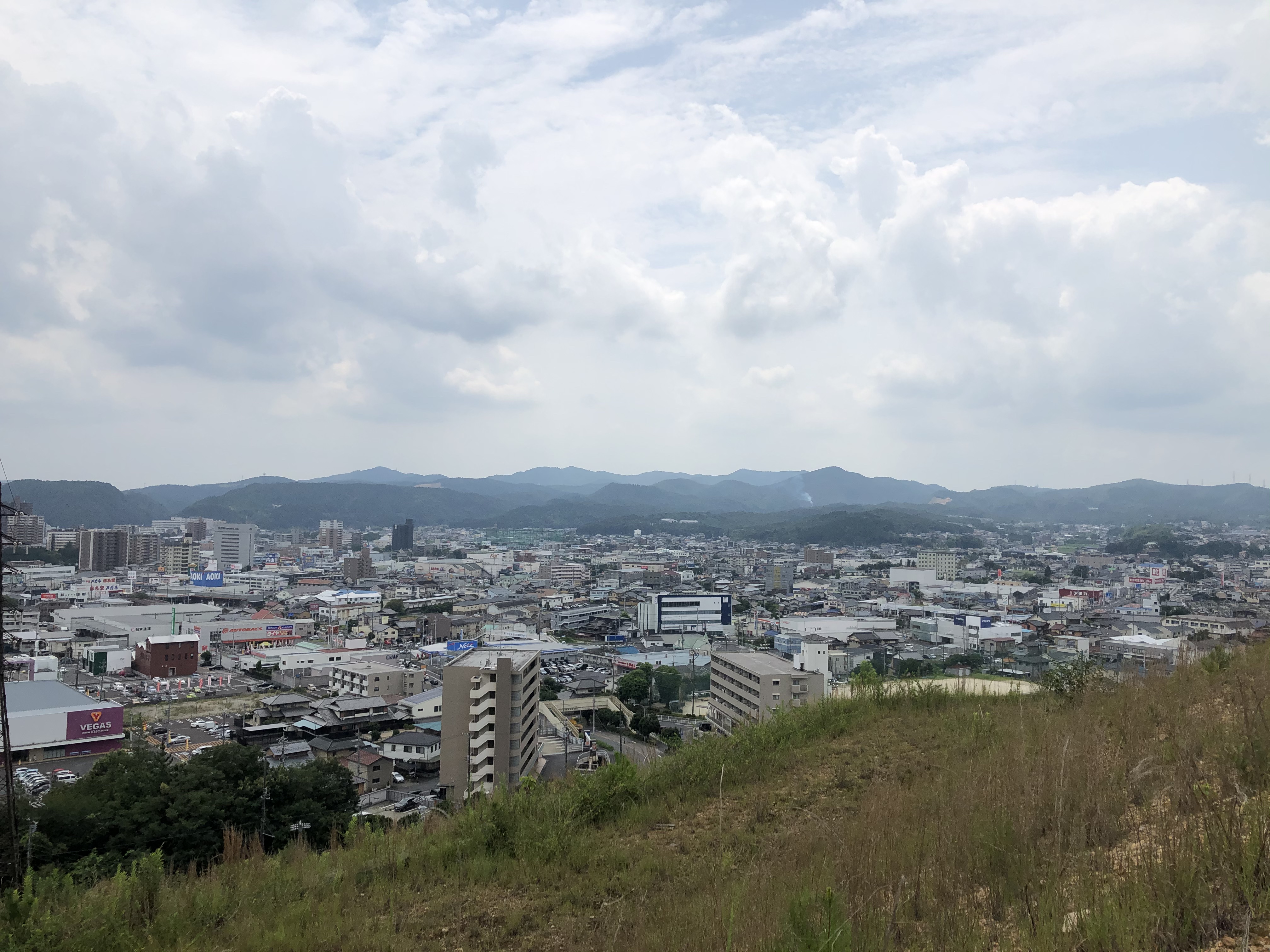 Tajimi city skyline in Gifu, Japan